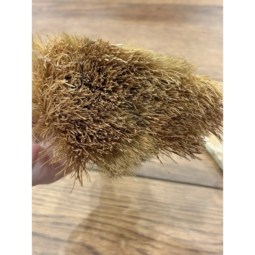 Vintage Whisk Broom Straw & Trowel / Float Primitive Farmhouse Decor